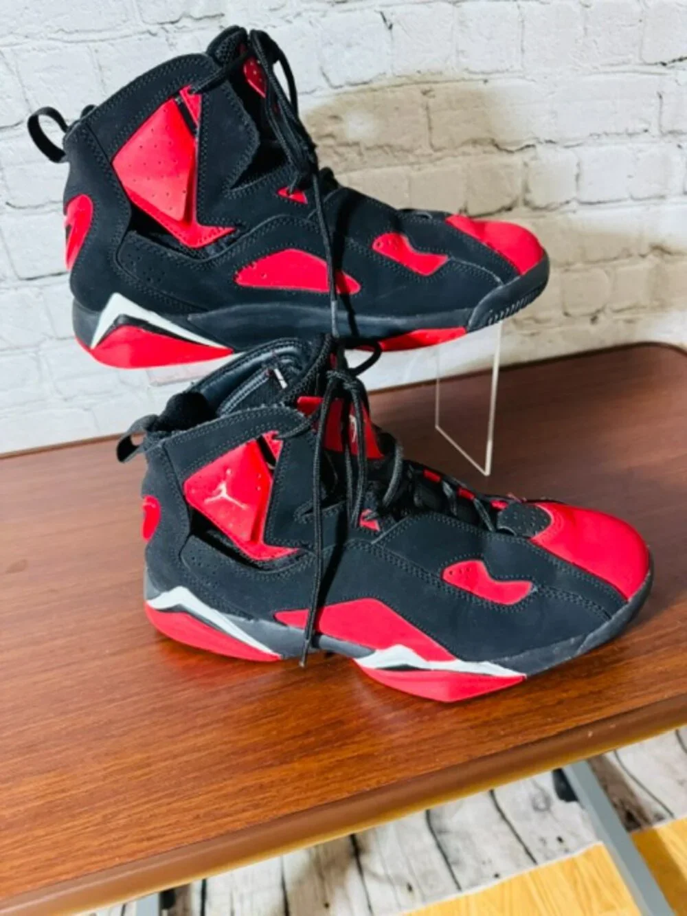 Nike Air Jordan True Flight  Black Red Men's Size 8.5 VGUC Clean CU4933-001